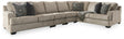 Furniture City Houma - Ashley Furniture - Bovarian 4-Piece Sectional - LAF 4-Piece Sectional / Stone - 56103S6