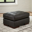 Furniture City Houma - Ashley Furniture - Luigi Ottoman - Ottoman / Thunder - 5650614