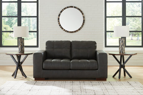 Furniture City Houma - Ashley Furniture - Luigi Loveseat - Loveseat / Thunder - 5650635