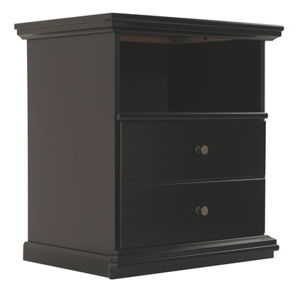 Maribel - One Drawer Night Stand - Black