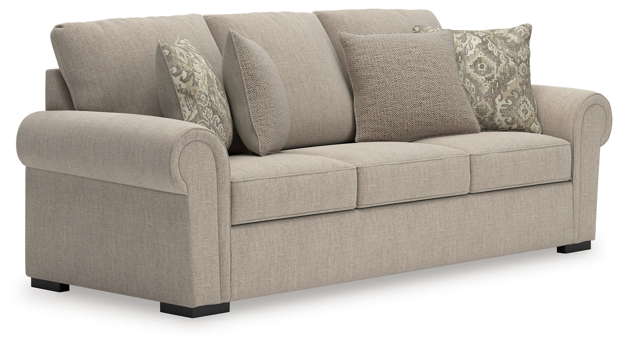 Furniture City Houma - Ashley Furniture - Sararose Living Room - Ottoman / Heather - 5710214