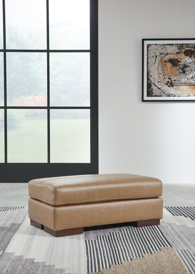 Furniture City Houma - Ashley Furniture - Lombardia Ottoman - Ottoman / Tumbleweed - 5730214