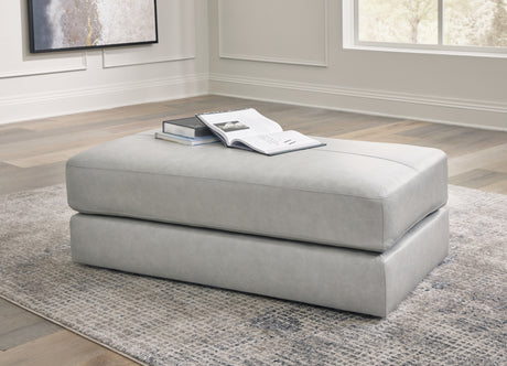 Furniture City Houma - Ashley Furniture - Amiata Oversized Accent Ottoman - Oversized Accent Ottoman / Glacier - 5740408