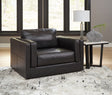 Furniture City Houma - Ashley Furniture - Amiata Oversized Chair - Chair and a Half / Onyx - 5740523