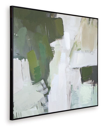 Vinick - Wall Art - Green / Gray / White