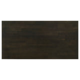 Rachelle 3-piece Rectangular Coffee Table Set Deep Merlot