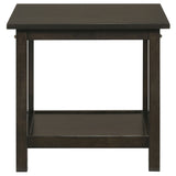 Rachelle 3-piece Rectangular Coffee Table Set Deep Merlot