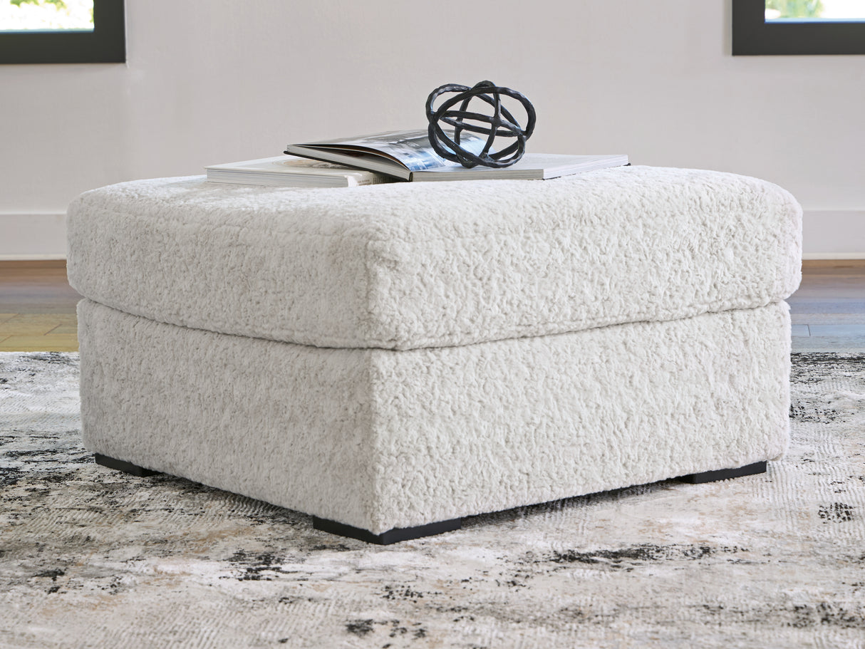 Furniture City Houma - Ashley Furniture - Cuddle Plush Oversized Accent Ottoman - Oversized Accent Ottoman / Arctic - PC5910608