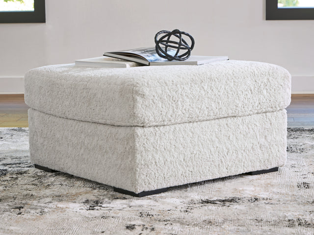 Furniture City Houma - Ashley Furniture - Cuddle Plush Oversized Accent Ottoman - Oversized Accent Ottoman / Arctic - PC5910608