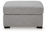 UrbanCrest - Oversized Accent Ottoman - Pewter