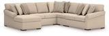 LadyMae 5-Piece Sectional with Chaise