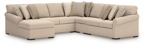 LadyMae 5-Piece Sectional with Chaise