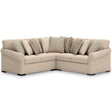 Furniture City Houma - Ashley Furniture - LadyMae 3-Piece Sectional - 3-Piece Sectional / Twill - 59404S1
