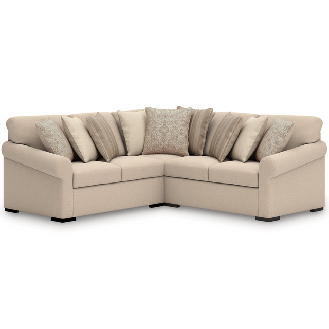 Furniture City Houma - Ashley Furniture - LadyMae 3-Piece Sectional - 3-Piece Sectional / Twill - 59404S1