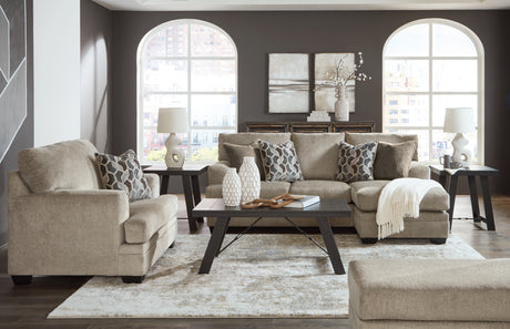 Furniture City Houma - Ashley Furniture - Stonemeade Sofa Chaise, Oversized Chair, and Ottoman - Sofa Chaise, Oversized Chair, and Ottoman - 59504U3