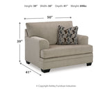 Stonemeade Sofa, Loveseat, Oversized Chair and Ottoman