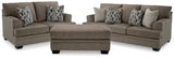 Furniture City Houma - Ashley Furniture - Stonemeade Sofa, Loveseat and Ottoman - Sofa, Loveseat and Ottoman - 59505U10