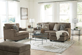 Stonemeade Sofa Chaise, Oversized Chair, and Ottoman