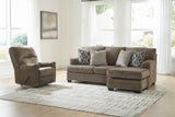 Furniture City Houma - Ashley Furniture - Stonemeade Sofa Chaise and Recliner - Sofa Chaise and Recliner - 59505U5