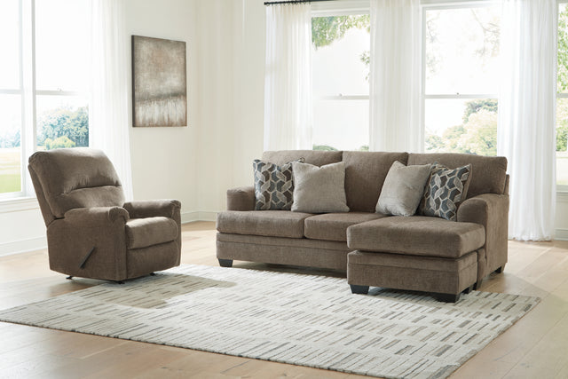 Furniture City Houma - Ashley Furniture - Stonemeade Sofa Chaise and Recliner - Sofa Chaise and Recliner - 59505U5