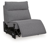Modmax II - Reclining Sectional - Salt And Pepper