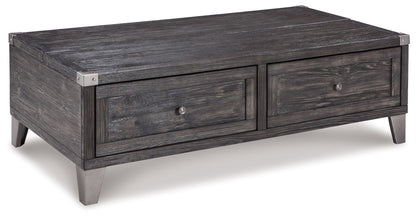 Todoe - Lift Top Cocktail Table - Dark Gray