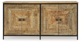 Camney - Accent Cabinet - Brown / Black