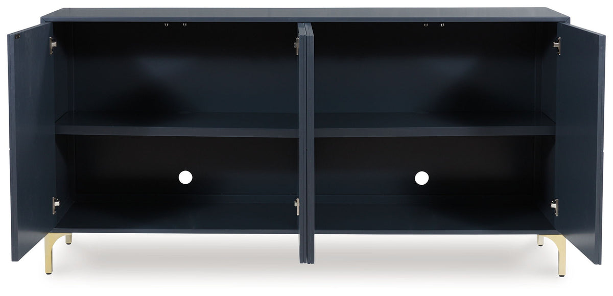 Loirwick - Accent Cabinet - Dark Blue