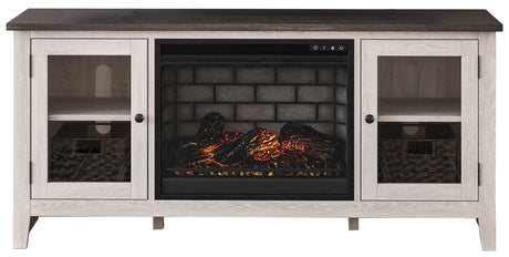 Dorrinson - TV Stand With Fireplace Insert