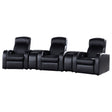 Furniture City Houma - Coaster - Cyrus 5-piece Upholstered Home Theater Seating - 600001-S3A