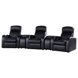 Furniture City Houma - Coaster - Cyrus 5-piece Upholstered Home Theater Seating - 600001-S3A