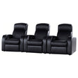 Furniture City Houma - Coaster - Cyrus 3-piece Upholstered Home Theater Seating - 600001-S3B