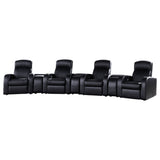 Furniture City Houma - Coaster - Cyrus 7-piece Upholstered Home Theater Seating - 600001-S4A