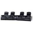 Furniture City Houma - Coaster - Cyrus 5-piece Upholstered Home Theater Seating - 600001-S4B