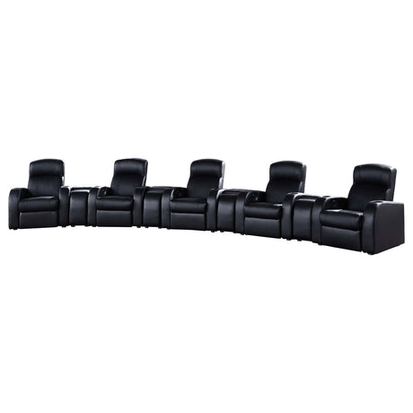 Furniture City Houma - Coaster - Cyrus 9-piece Upholstered Home Theater Seating - 600001-S5A