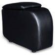 Furniture City Houma - Coaster - Cyrus Upholstered Home Theater Storage Wedge Console Black - 600002