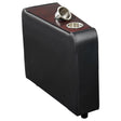 Furniture City Houma - Coaster - Toohey Upholstered Home Theater Storage Wedge Console Black - 600182