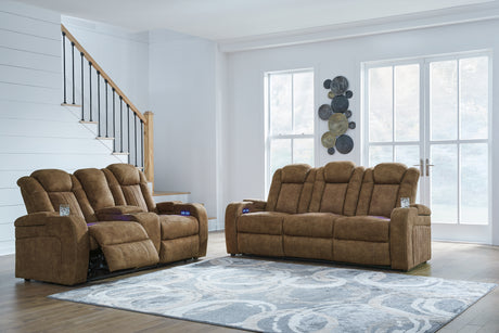 Furniture City Houma - Ashley Furniture - Wolfridge Power Reclining Sofa and Loveseat - Power Reclining Sofa and Loveseat - 60703U1