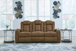 Furniture City Houma - Ashley Furniture - Wolfridge Living Room - PWR Recliner/ADJ Headrest / Brindle - 6070313
