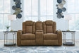 Furniture City Houma - Ashley Furniture - Wolfridge Power Reclining Loveseat - PWR REC Loveseat/CON/ADJ HDRST / Brindle - 6070318