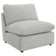 Furniture City Houma - Coaster - Collins Modular Armless Chair Grey - 609560AC