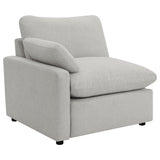 Furniture City Houma - Coaster - Collins Modular LAF Power Recliner Grey - 609560LRP