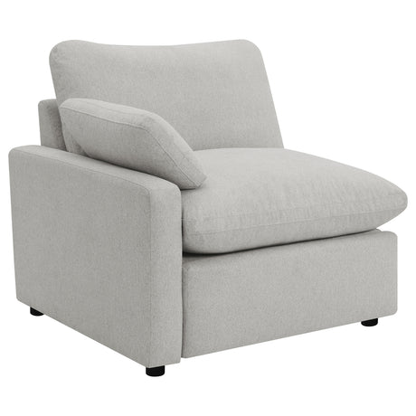 Furniture City Houma - Coaster - Collins Modular LAF Power Recliner Grey - 609560LRP