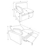 Collins Modular LAF Power Recliner Grey