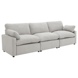 Furniture City Houma - Coaster - Collins Modular Power Sofa Grey - 609561P