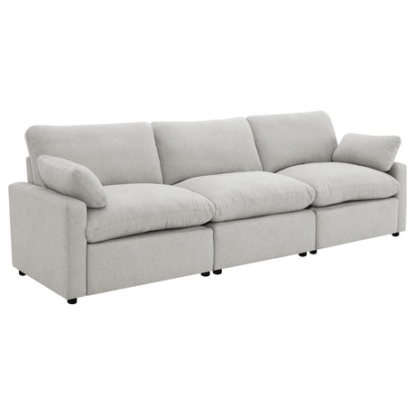 Furniture City Houma - Coaster - Collins Modular Power Sofa Grey - 609561P