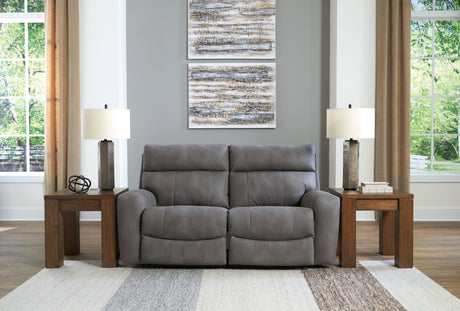 Furniture City Houma - Ashley Furniture - Next-Gen DuraPella 2-Piece Power Reclining Sectional Loveseat - 2-Piece Power Reclining Sectional Loveseat / Sand - 61004S1