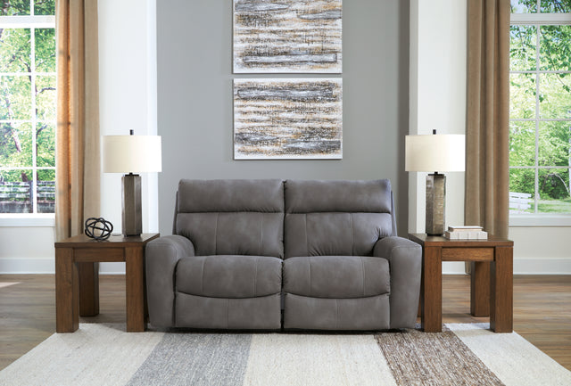 Furniture City Houma - Ashley Furniture - Next-Gen DuraPella 2-Piece Power Reclining Sectional Loveseat - 2-Piece Power Reclining Sectional Loveseat / Sand - 61004S1