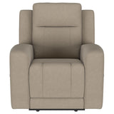 Brentwood 3-piece Upholstered Reclining Sofa Set Taupe