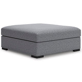 Furniture City Houma - Ashley Furniture - Bealton Oversized Accent Ottoman - Oversized Accent Ottoman / Salt and Pepper - 6130508